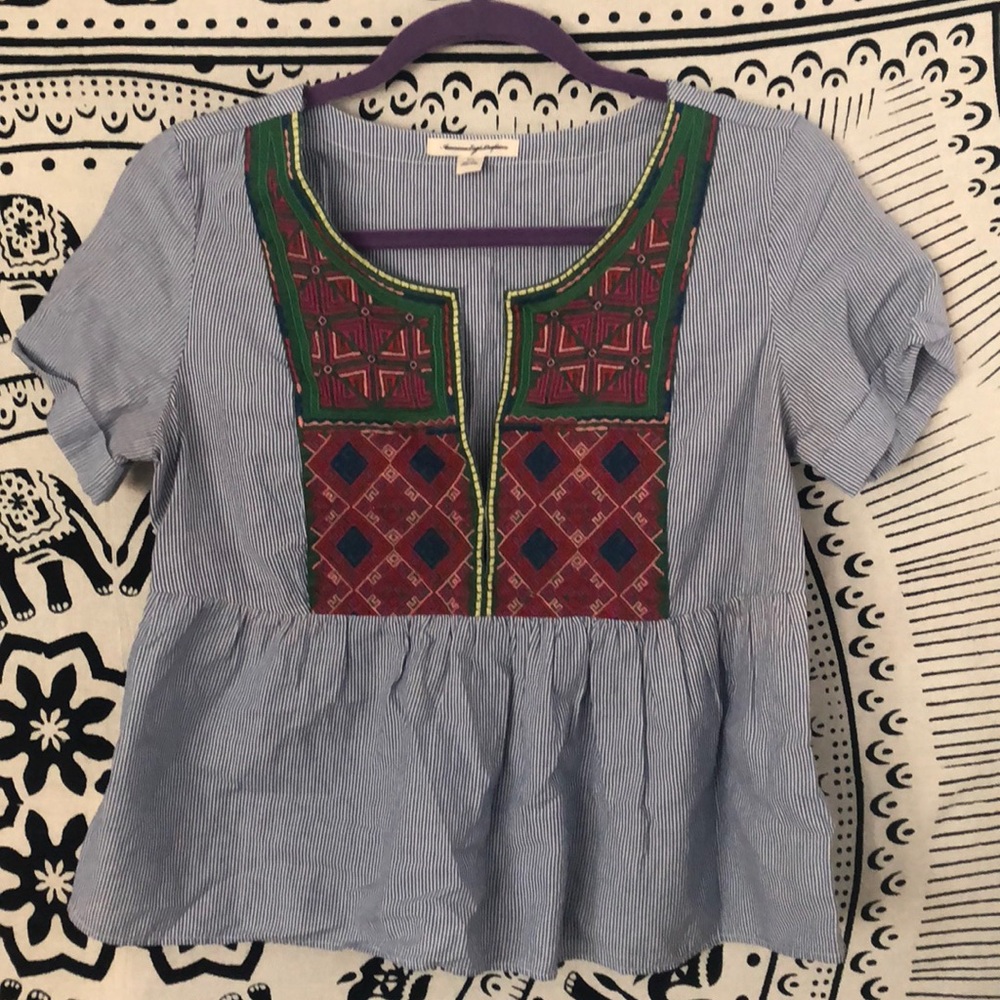 Embroidered blouse